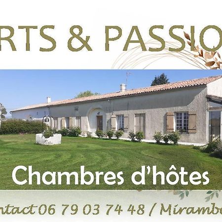 Bed and Breakfast Arts & Passion Mirambeau  Exterior foto